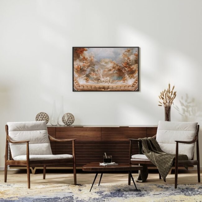 Beige and Gray Minimalist wood Painting