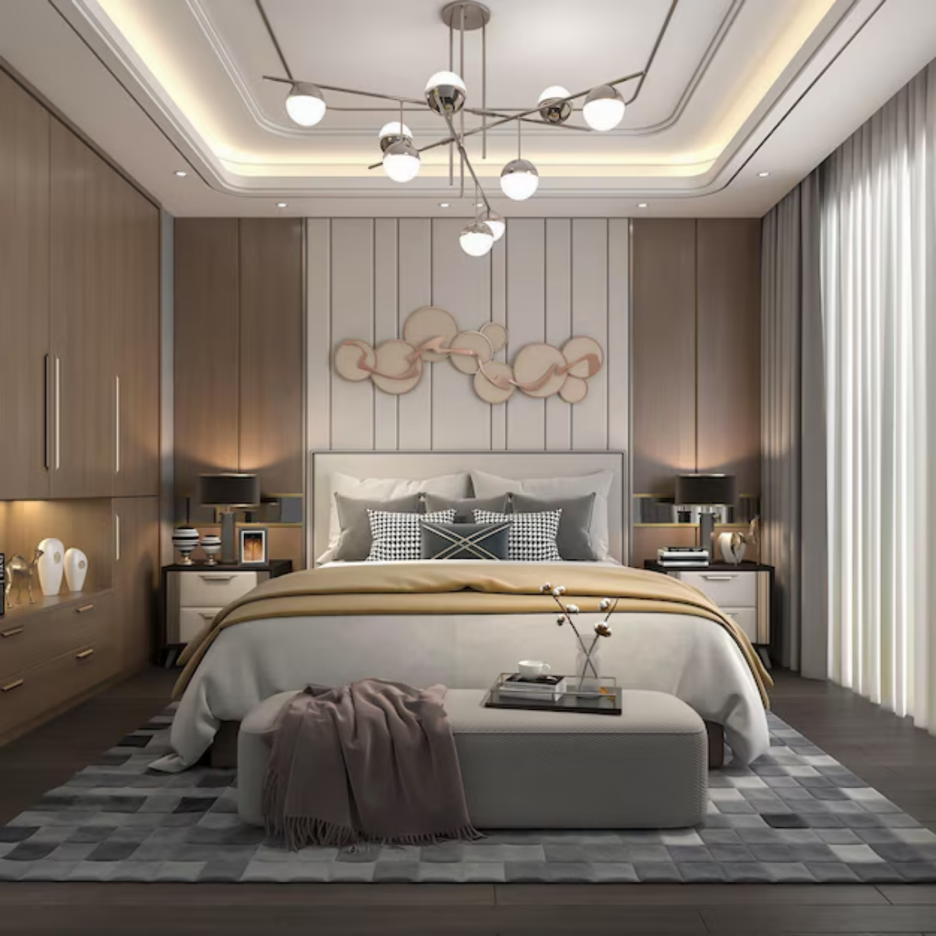 Master bedroom & kids bedroom design